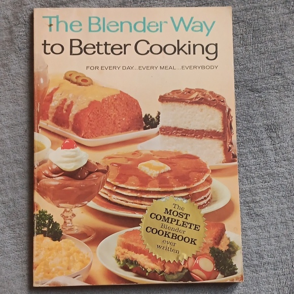 1969 Vintage Blender Cookbook, Retro 60s 70s  Kitchen Decor, Cottagecore Farm - Picture 2 of 12